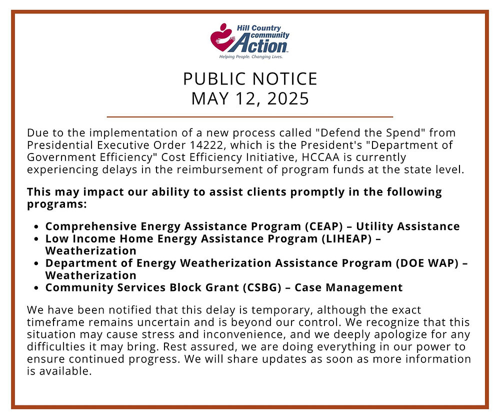 Pam Rudolph Public Notice - May 12, 2025