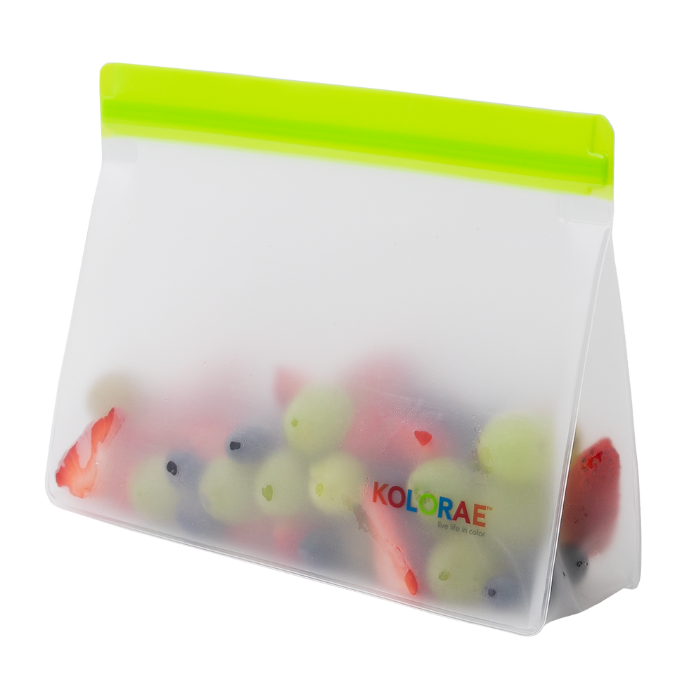 Thumbnail: KOLORAE Stand-Up Reusable Food Storage Bags Medium Set of 2