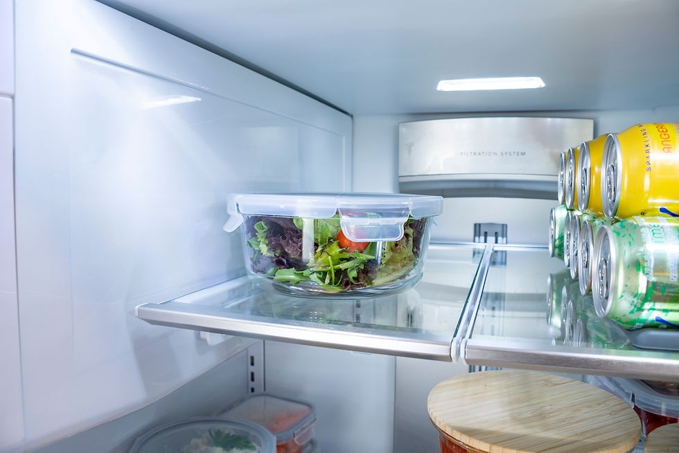 Thumbnail: KOLORAE 33oz Glass Food Storage Round