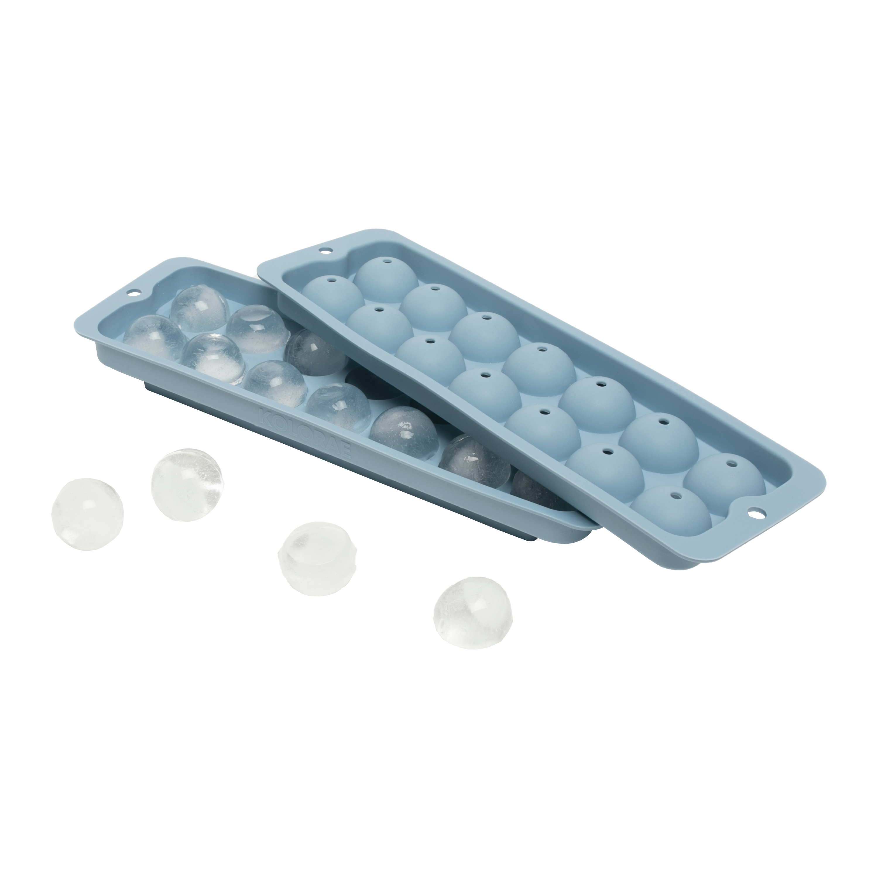 KOLORAE Silicone 14 Ball Ice Tray - Assorted