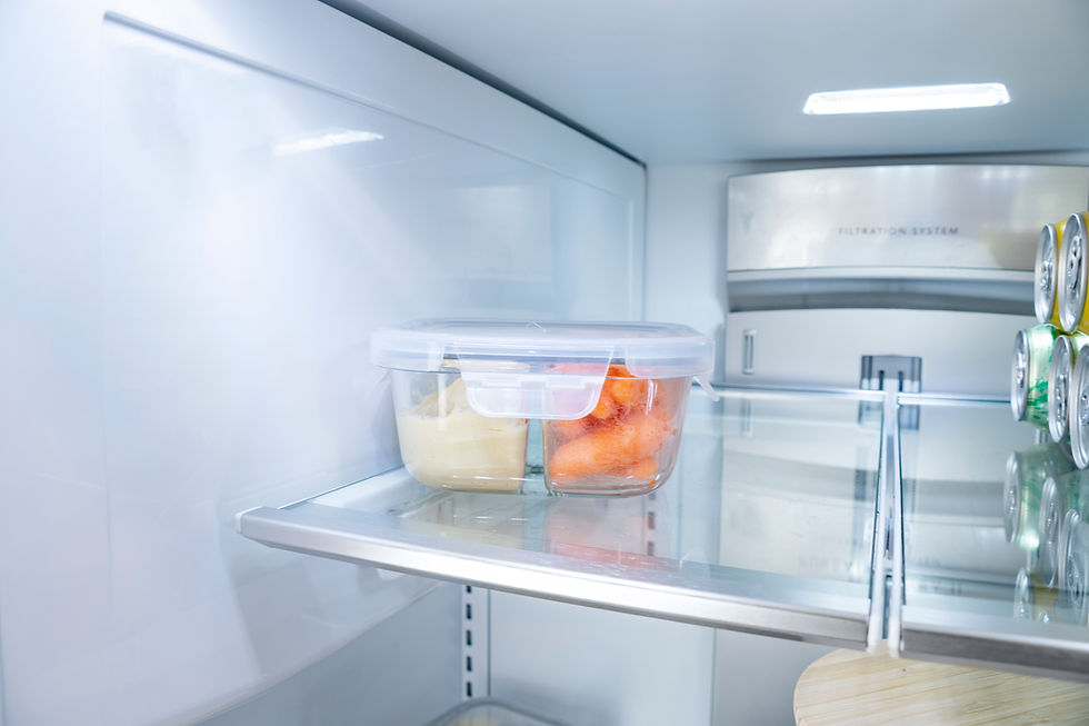Thumbnail: KOLORAE 17.9oz Glass Food Storage Square - 2 Compartment