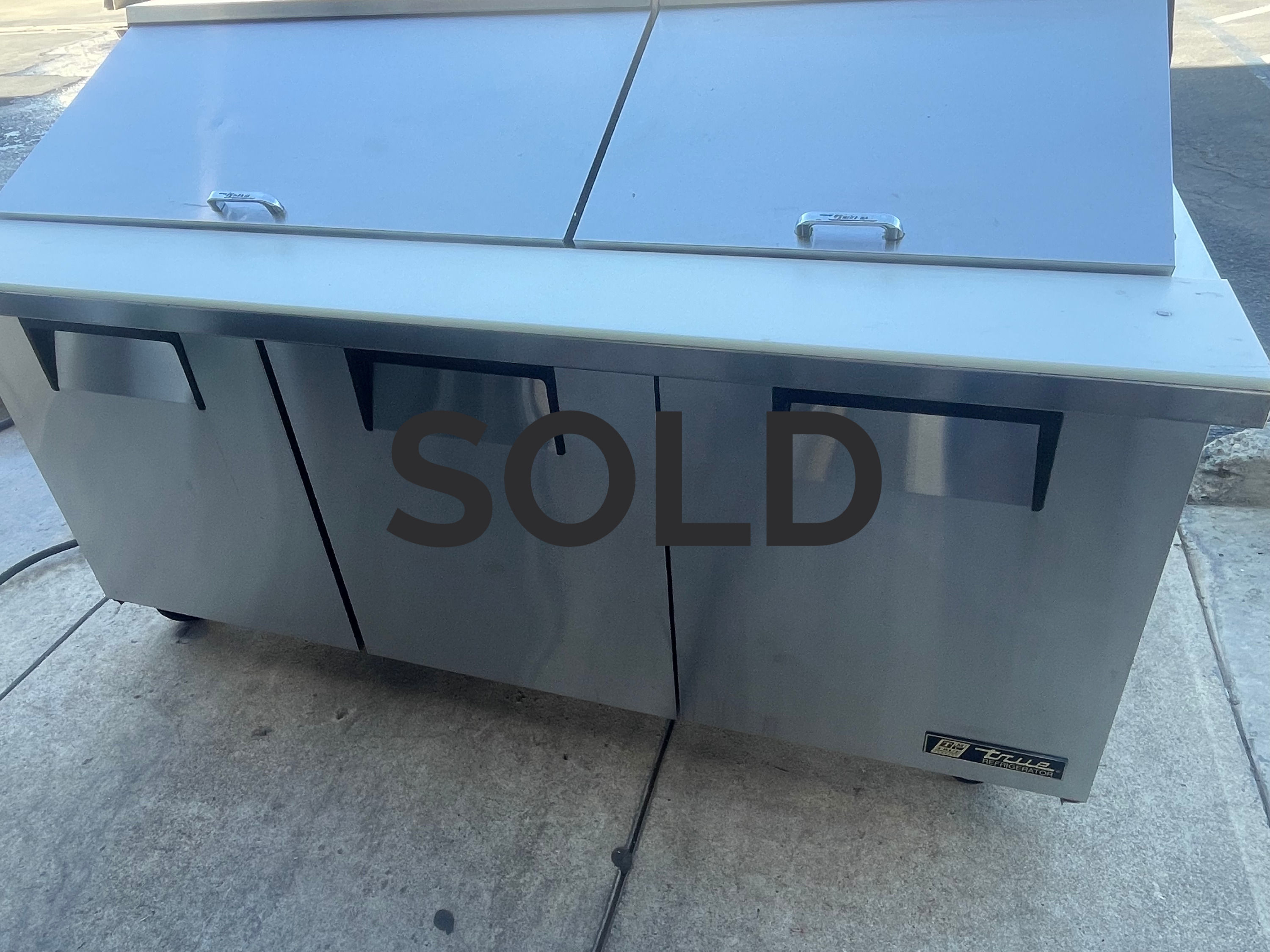 true megatap prep cooler 3 door