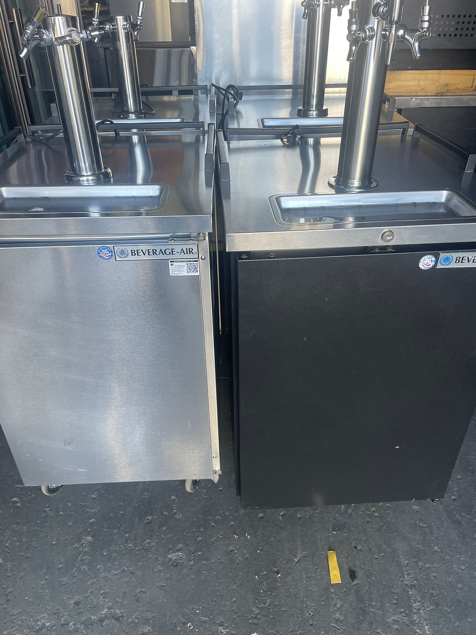 1 door kegerator beverage air
