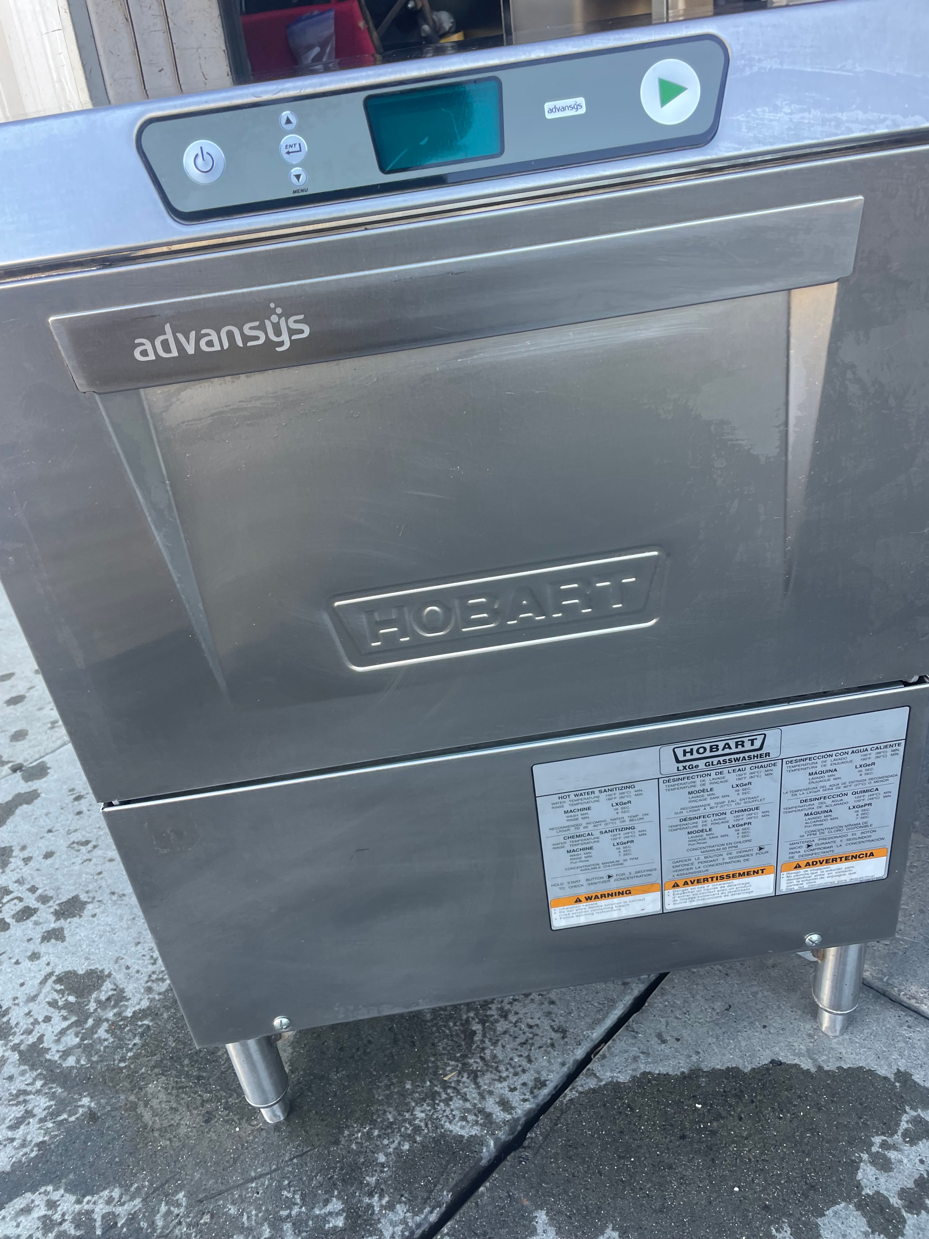 Hobart dishwaher 120 volts