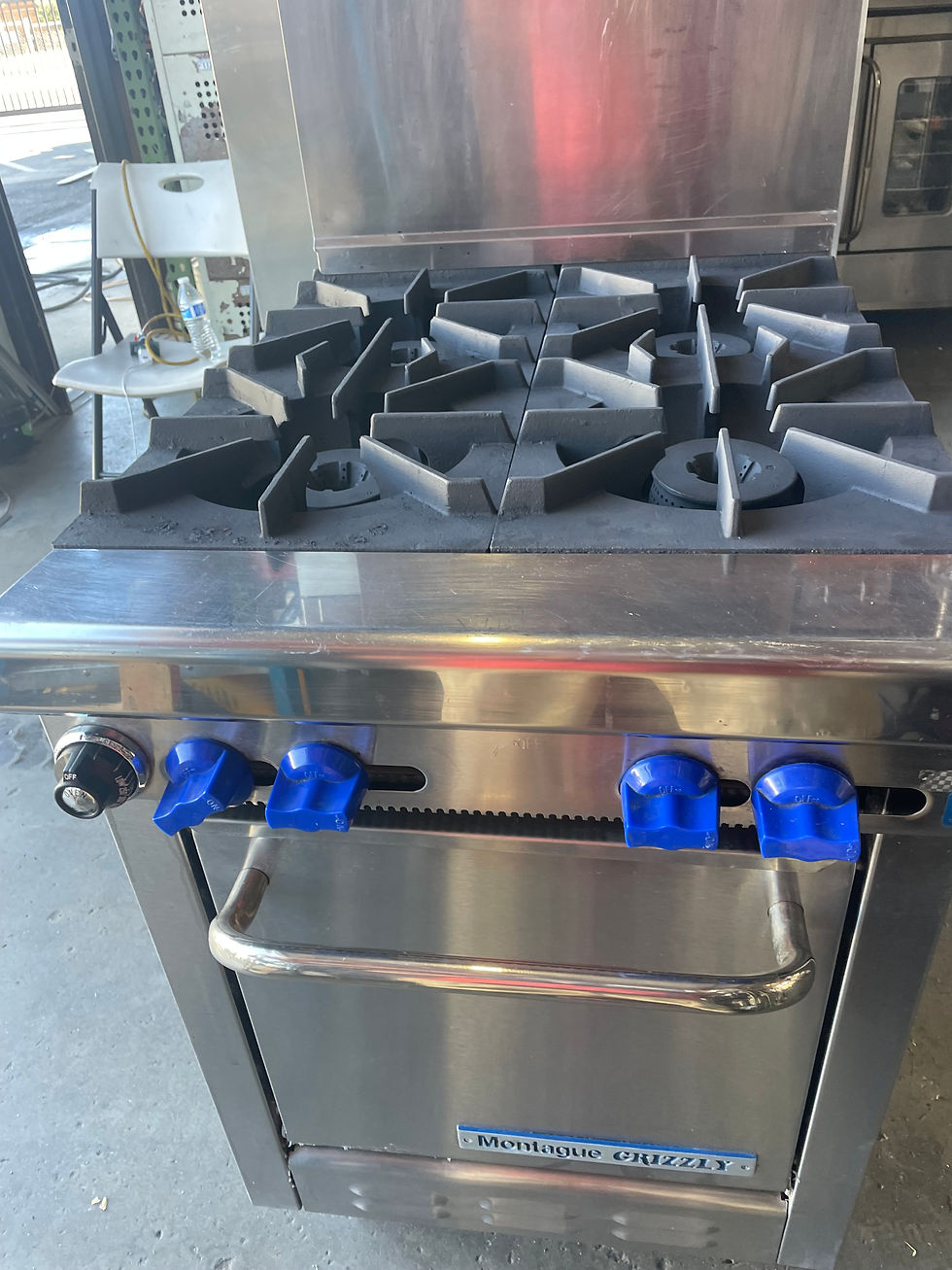 montague grizzly 4 burner stove