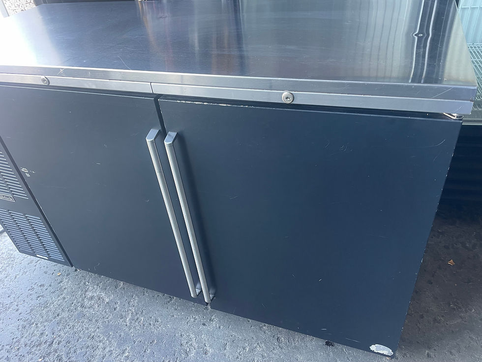 perlick CS60SB-STK Black bar cooler