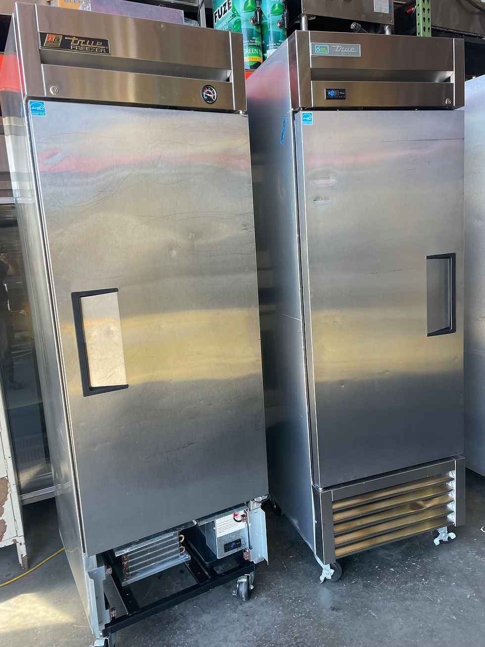 sigle door true freezer