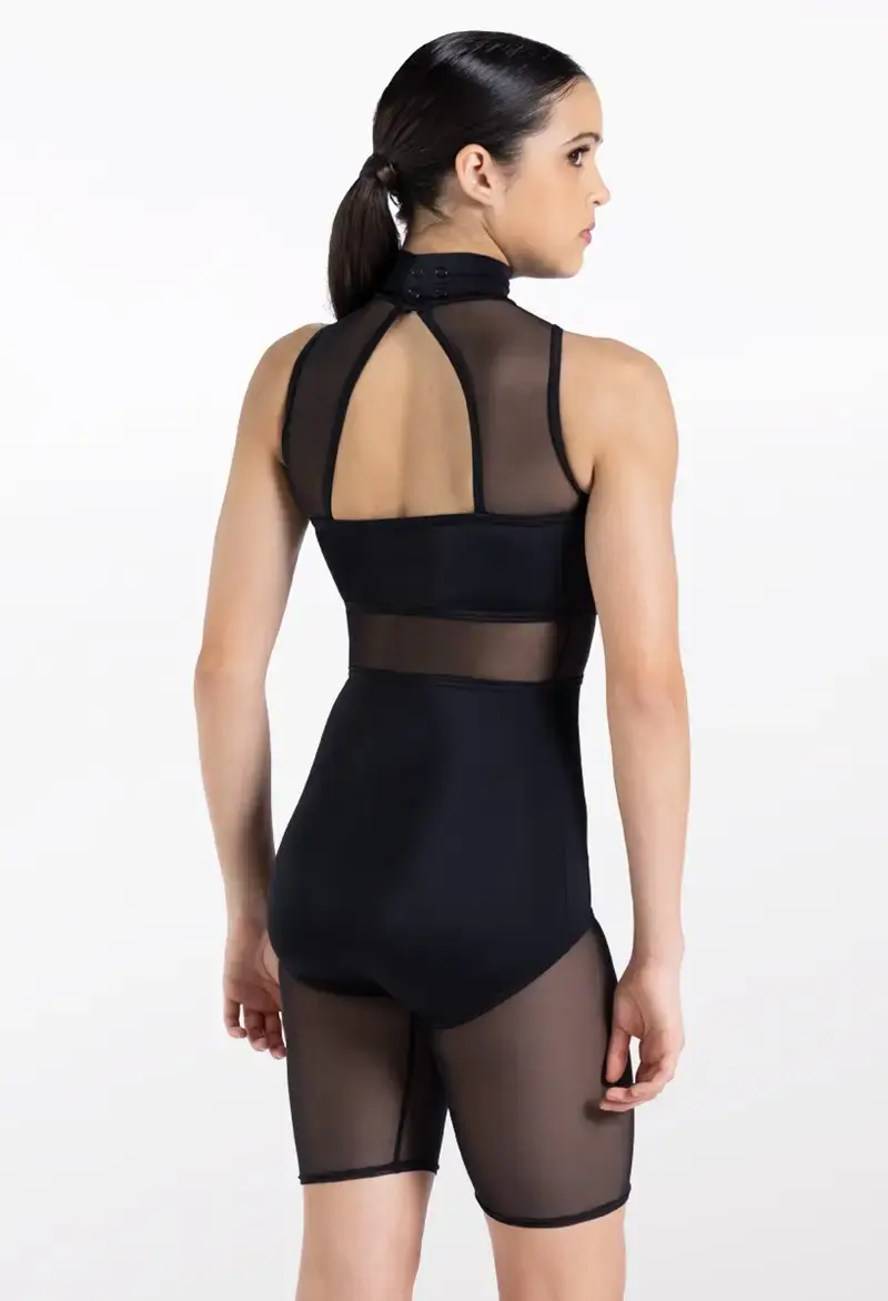 Thumbnail: Mesh Inset Bike Short Unitard