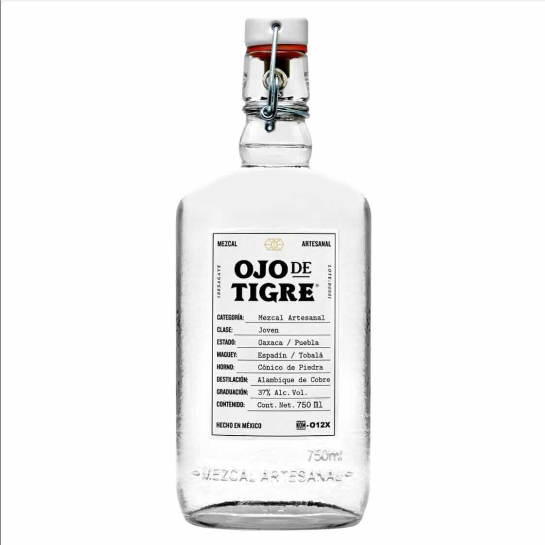 Ojo de Tigre mezcal joven espadín/tobalá 750ml