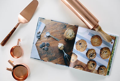 Picture of cookies and it's ingredients part of recipe photo book printed by SimplePrints