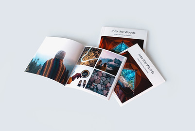 Mini photo book of memories of a nature hiking printed by SimplePrints