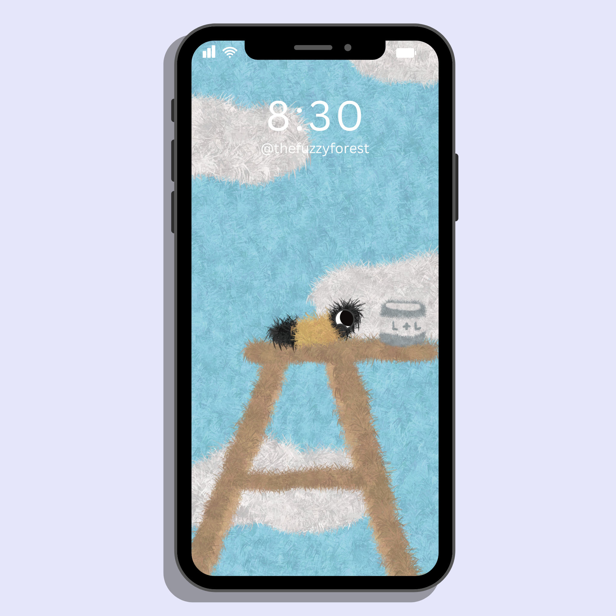 Painting the Sky - Phone Wallpaper