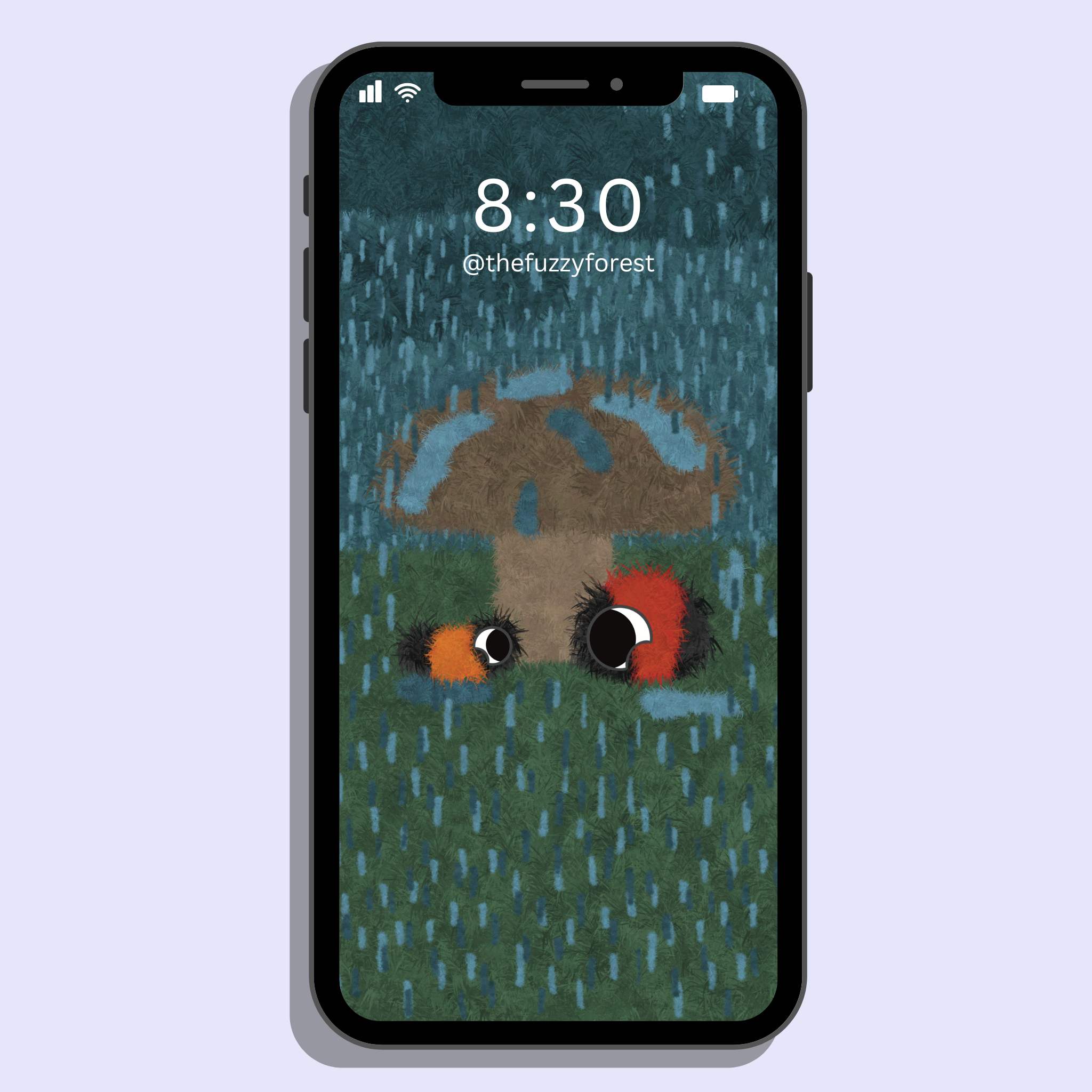 Shelter From the Rain - Phone Wallpaper