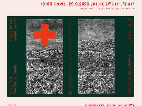 Book launch: “Inspection Chambers”, Petach Tikva Museum of Art