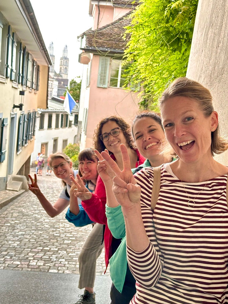 Secret passage in zurich old town, archeological site zurich