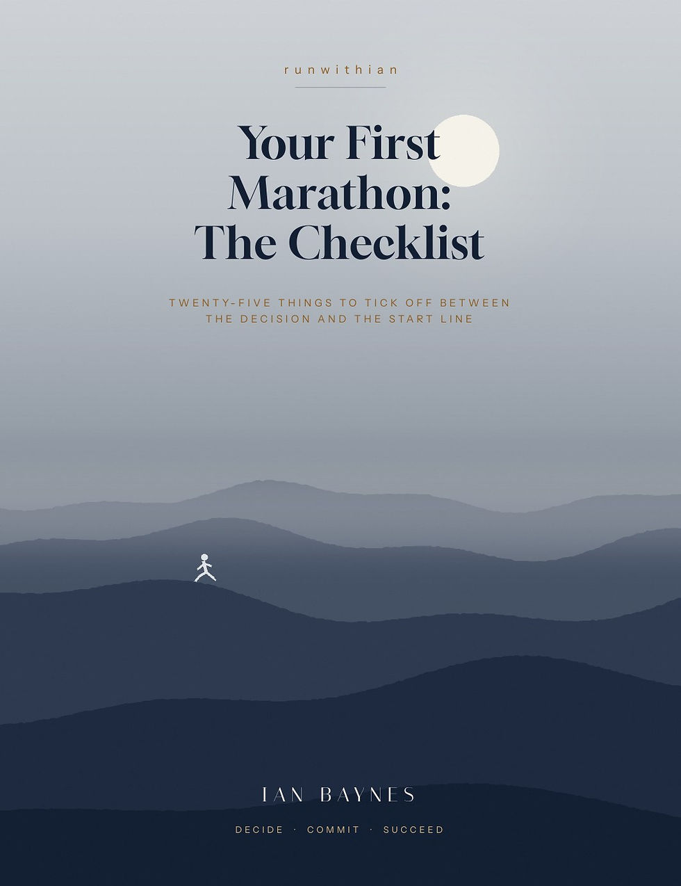 Your First Marathon: The Checklist ebook cover