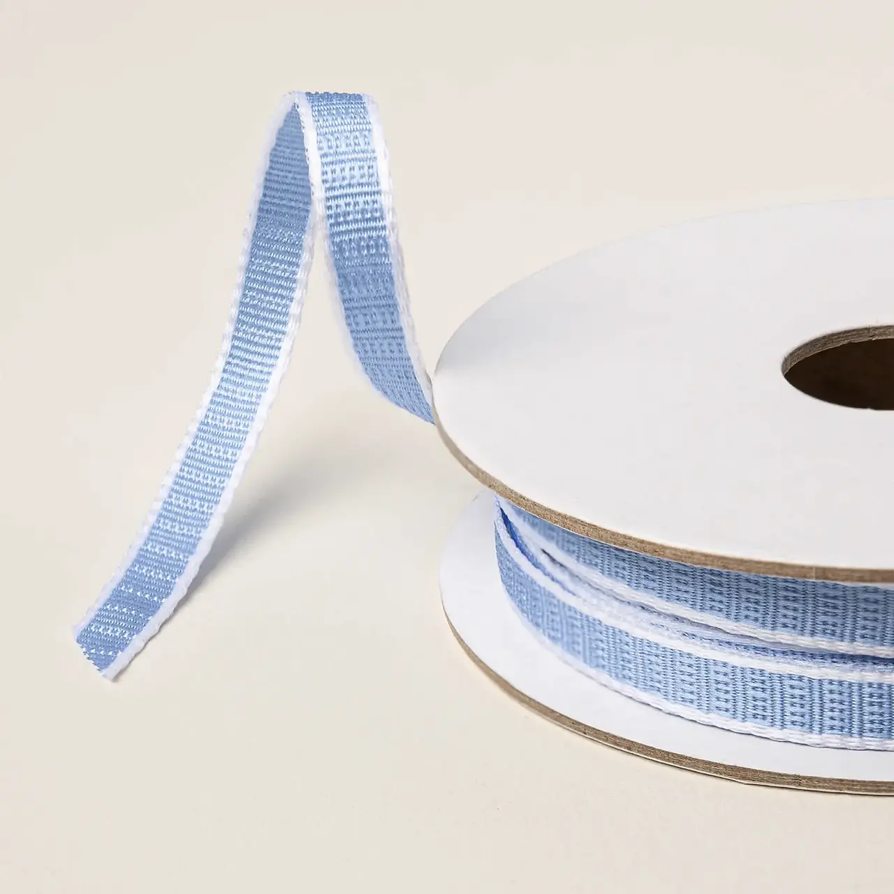 Hydrangea Hue 1/4" Bordered Ribbon