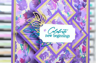 Winged Pop-up Diamond Card Featuring the Springtime Scenes Bundle