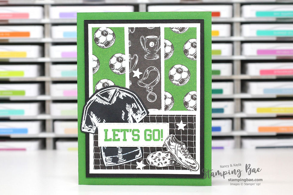 Make a Standout Soccer Card with the Match Day Bundle