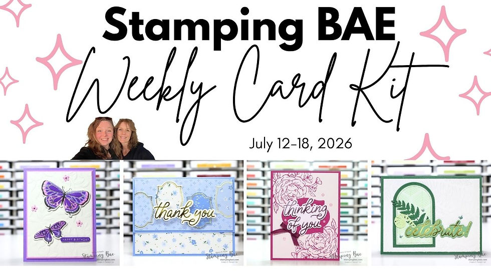 Stamping BAE Weekly Card Kit