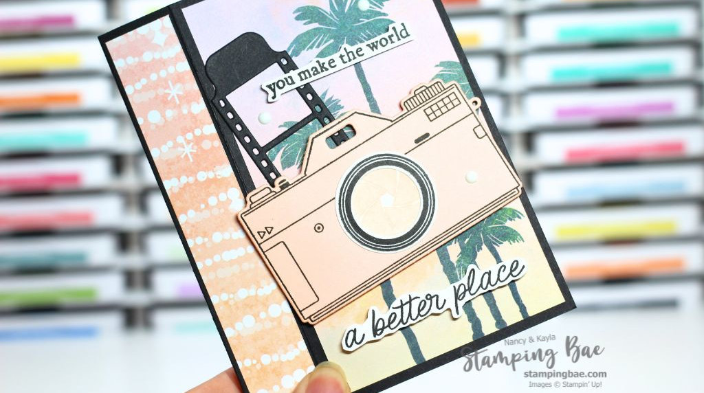 "You Make the World a Better Place" – A Travel-Themed Camera Card with the Capturing Smiles Bundle