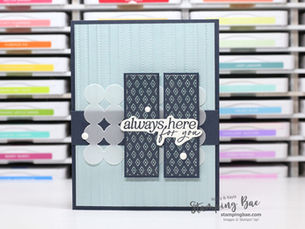 A Thoughtful Blue Card with the Lovely Arrangements Bundle