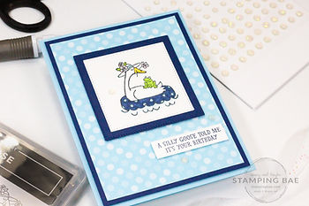Silly Goose Birthday Card MMM