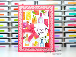 Bright & Cheerful Thank You Card with Fabulous Sayings