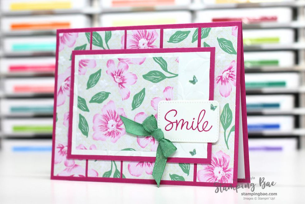 Easy Smile Card with the Capturing Smiles Bundle