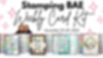 Weekly Card Kit featuring Creative Haven Bundle and Hobby Haven Designer Series Paper | Stamping BAE