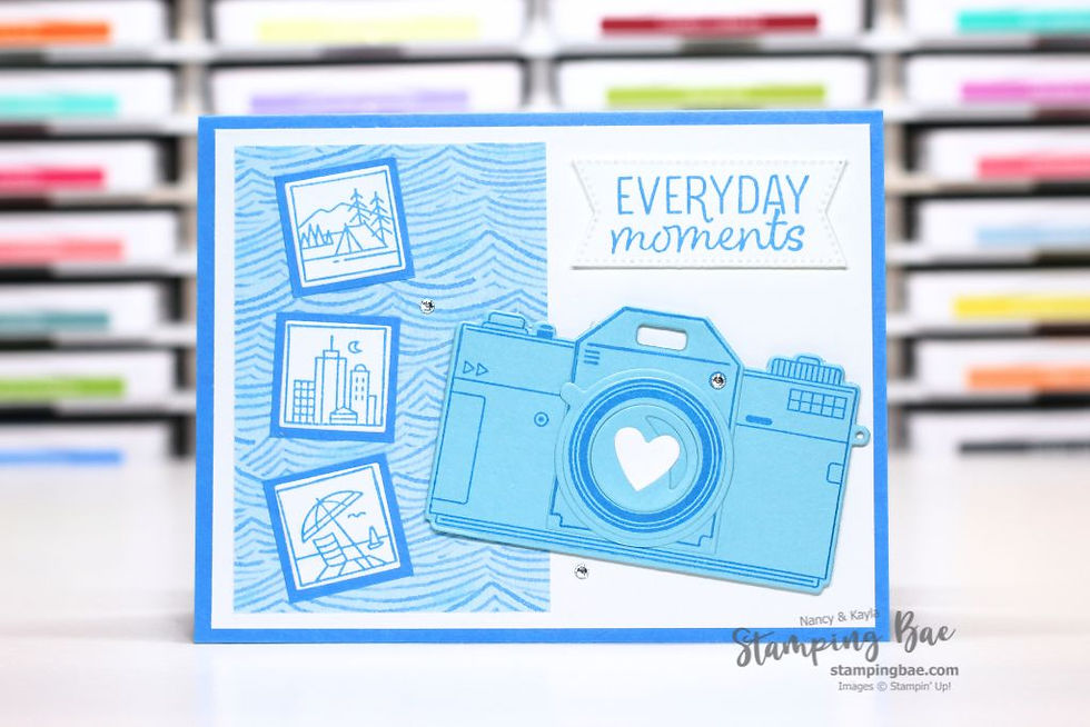 A Fun Photographer's Card Using Stampin' Up! Capturing Smiles Bundle