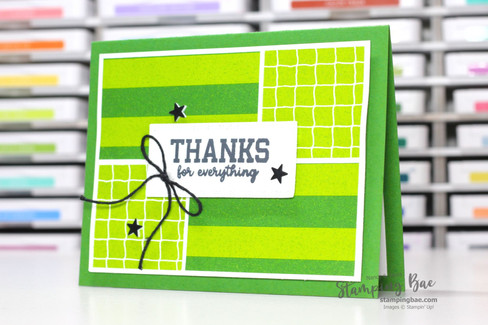 Not Just for Soccer! Make a Thank You Card with the Match Day Bundle