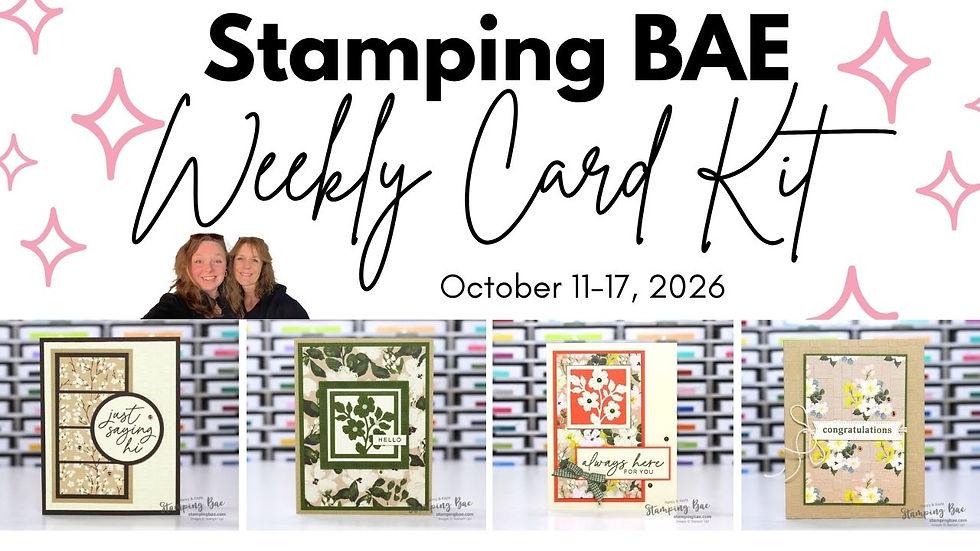 Stamping BAE Weekly Card Kit