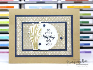 How to Make a Masculine Card with the Scalloped Wishes Bundle