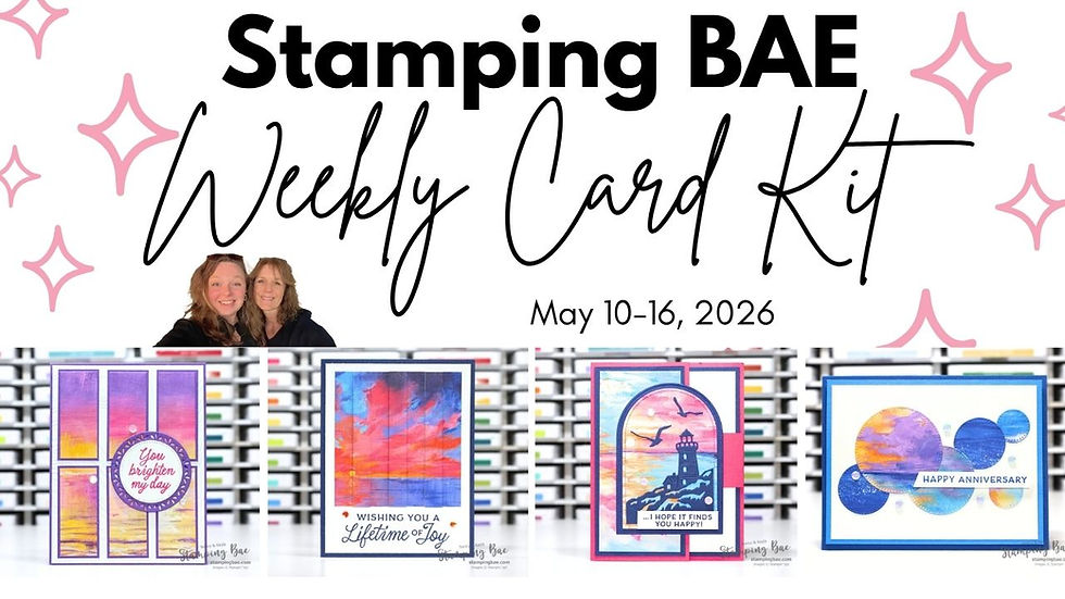 Stamping BAE Weekly Card Kit