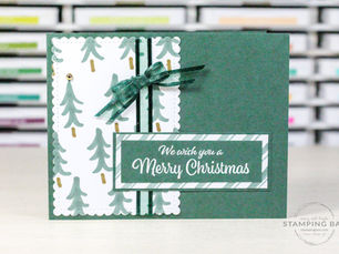 DIY Patterned Paper Christmas Card (MMM)