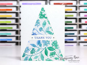 Why Choose? This Card Shows Off Both Sides of the Garden Poetry Designer Series Paper