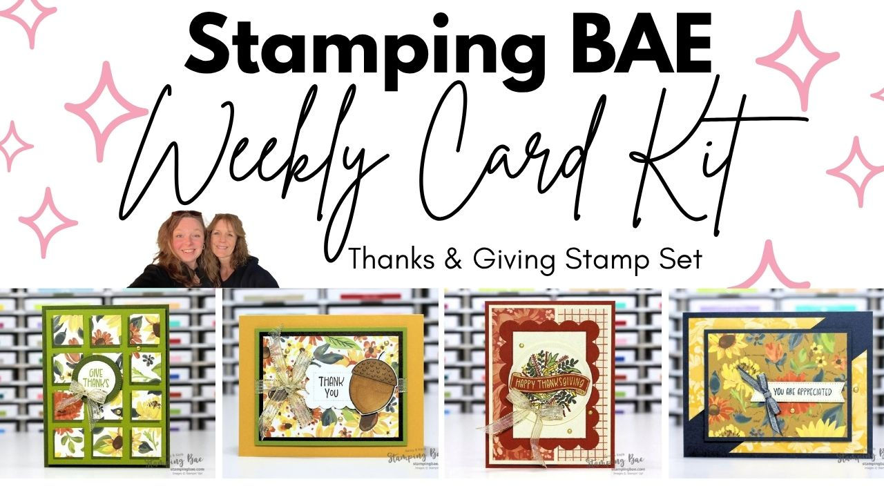 Thanks & Giving Card Class Tutorials, Ideas, & Inspiration