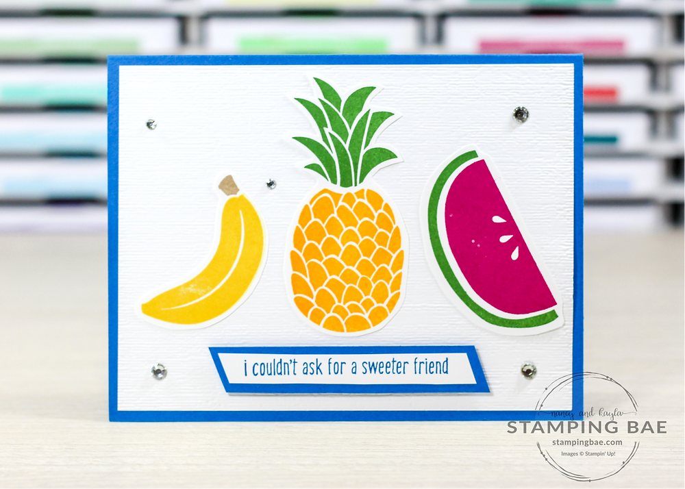 Cute Fruit Stamp Set Stampin' Up!