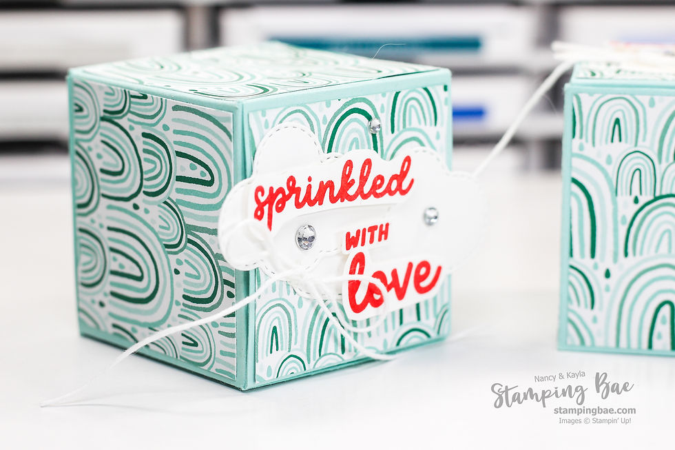 Make a Rainbow Themed Treat Box