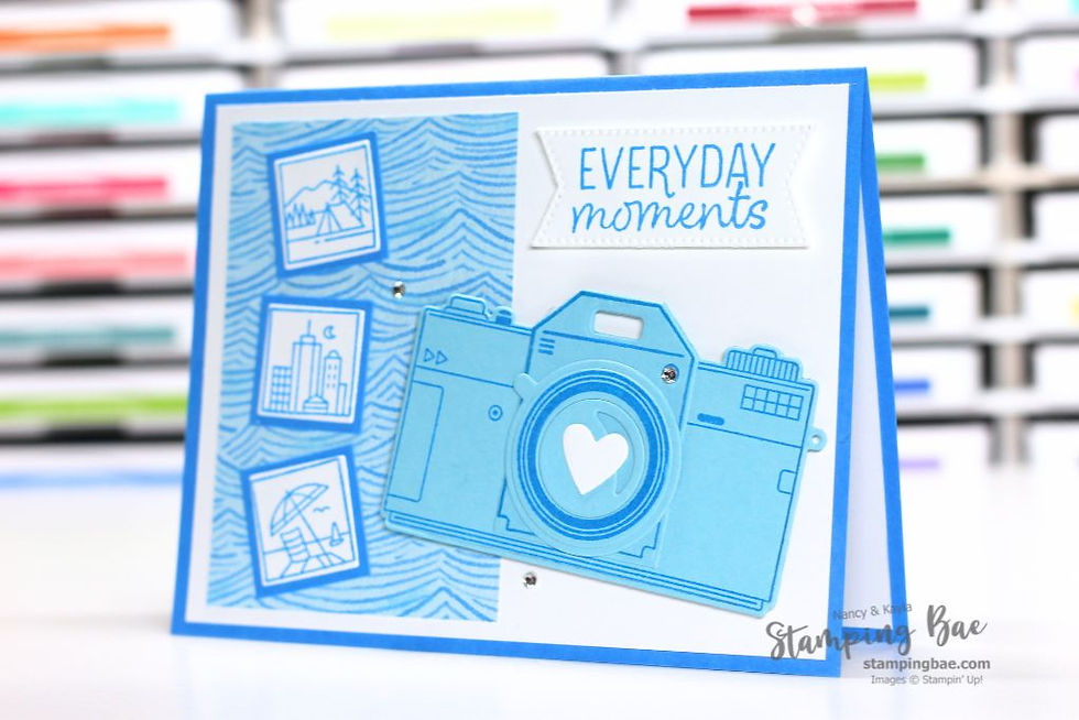 A Fun Photographer's Card Using Stampin' Up! Capturing Smiles Bundle