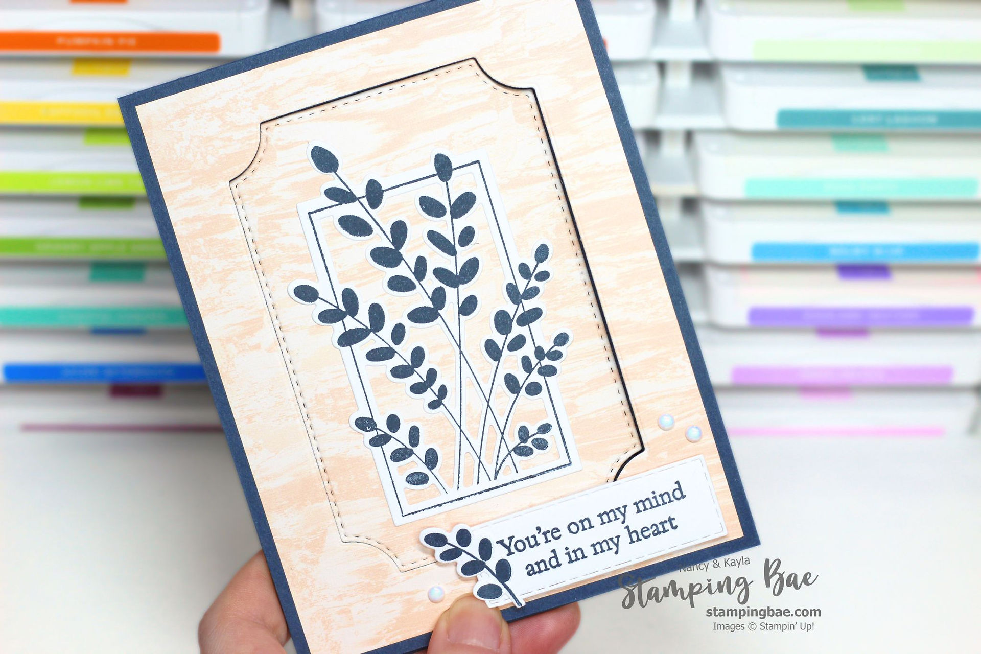 A Floating Tent Card That Stands Up: Friendly Foliage + Brushed with Beauty DSP