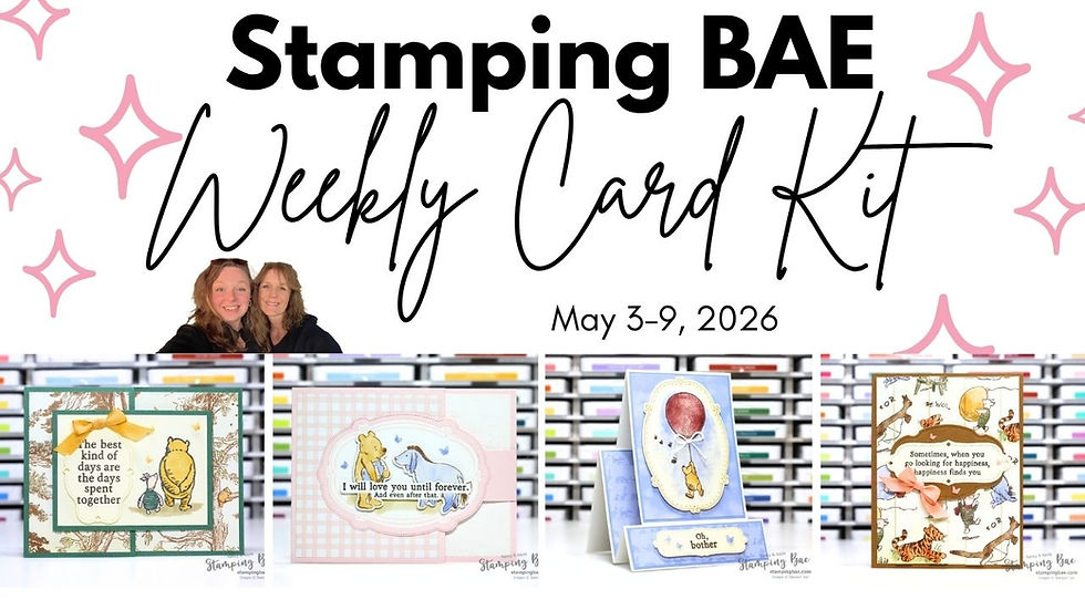Stamping BAE Weekly Card Kit