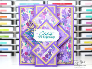 Winged Pop-up Diamond Card Featuring the Springtime Scenes Bundle