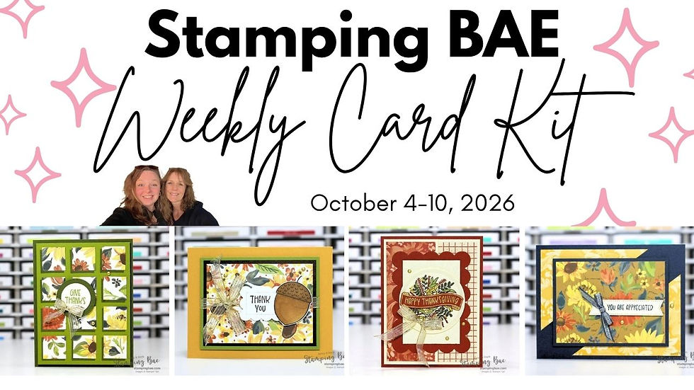 Stamping BAE Weekly Card Kit