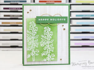 Brightest Glow Emboss Resist Technique Card