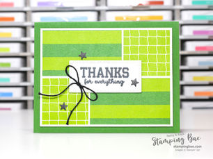 Not Just for Soccer! Make a Thank You Card with the Match Day Bundle