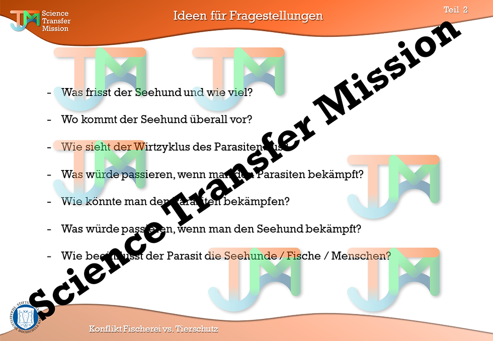 Miniaturbild: Konflikt durch Parasiten (Projektplanung)