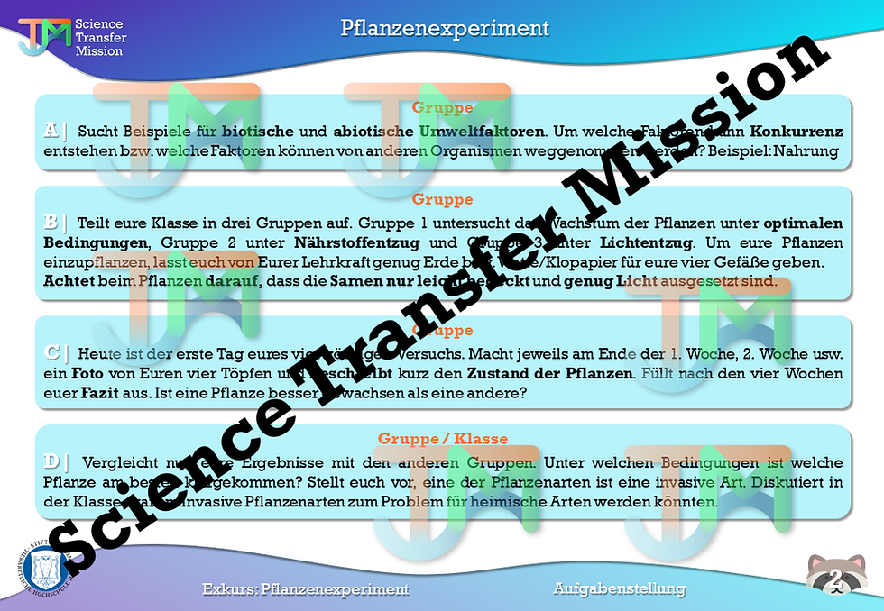 Miniaturbild: Pflanzenwachstum unter verschiedenen Umwelteinflüssen