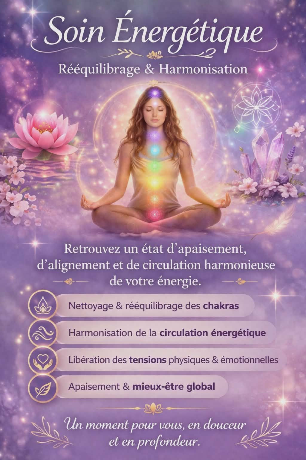Soin Énergétique – Rééquilibrage & Harmonisation